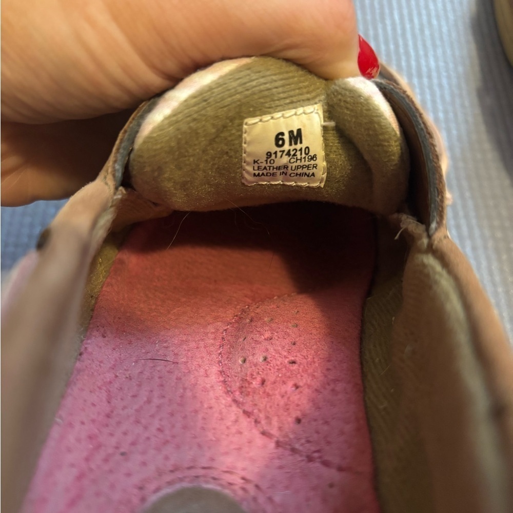 Brown and Pink Sperry Boat Shoes - Picture 4 of 4